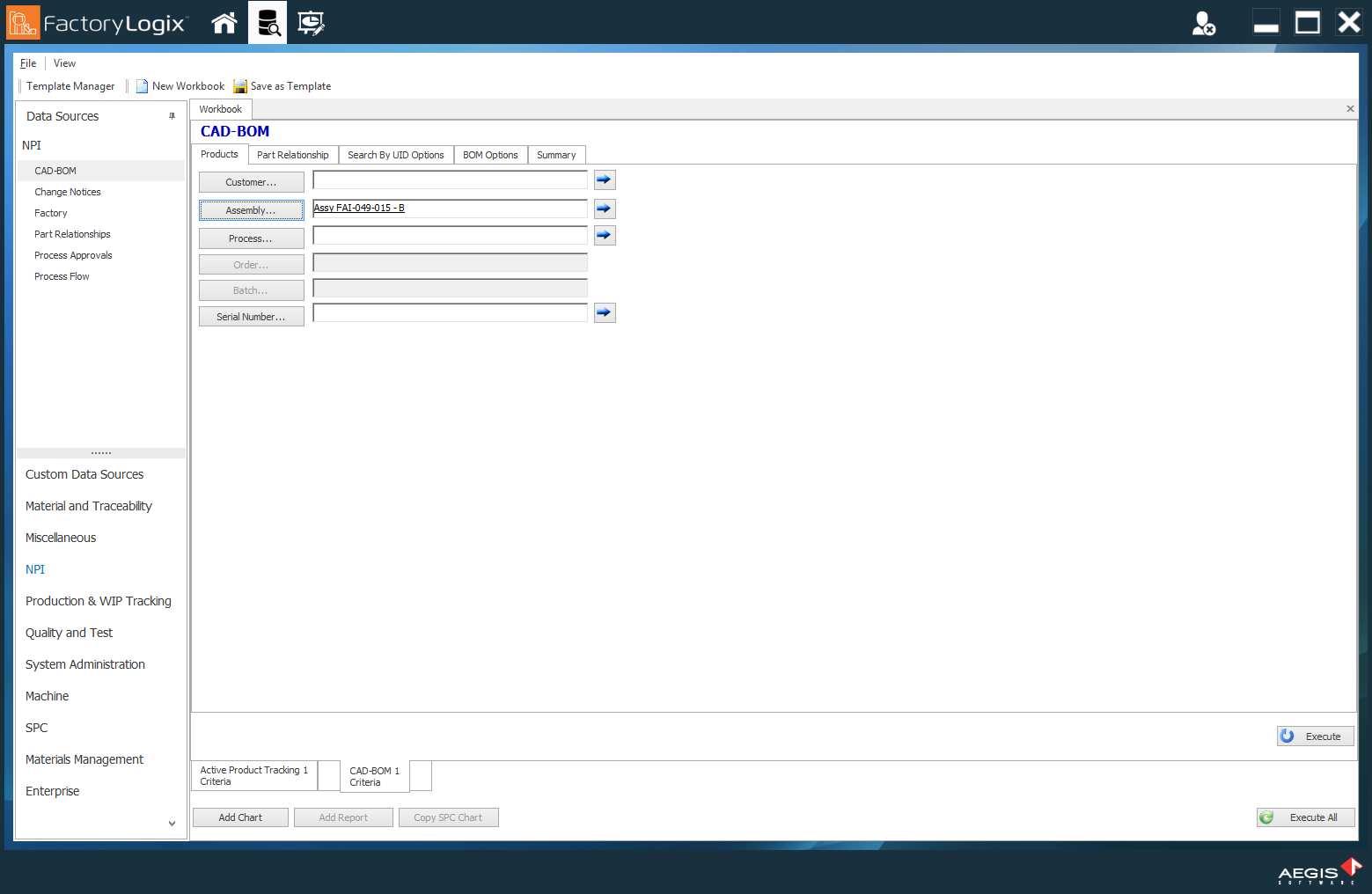 Data source navigator