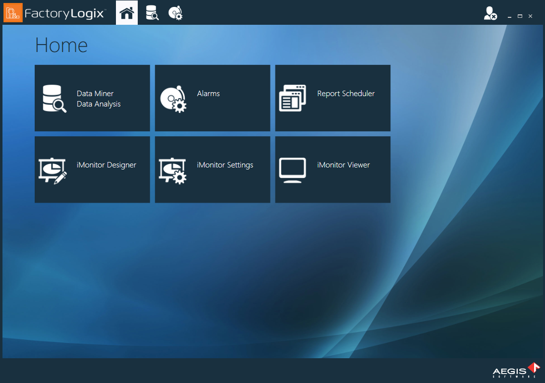 Select DataMiner Data Analysis from the Home window