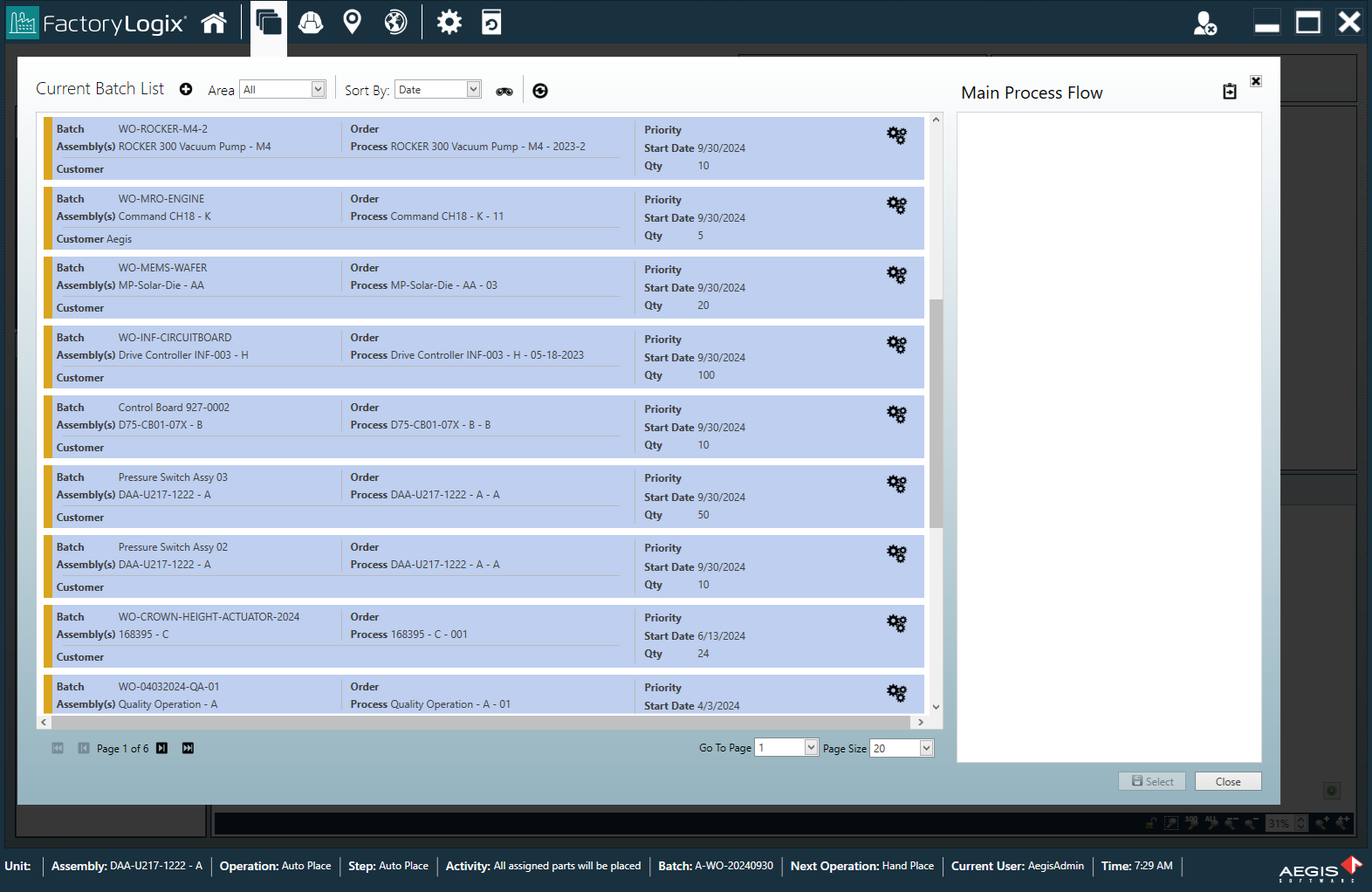 Batch Selector