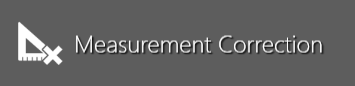 Measurement Correction button (Production)