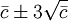 Formula for c chart control limits