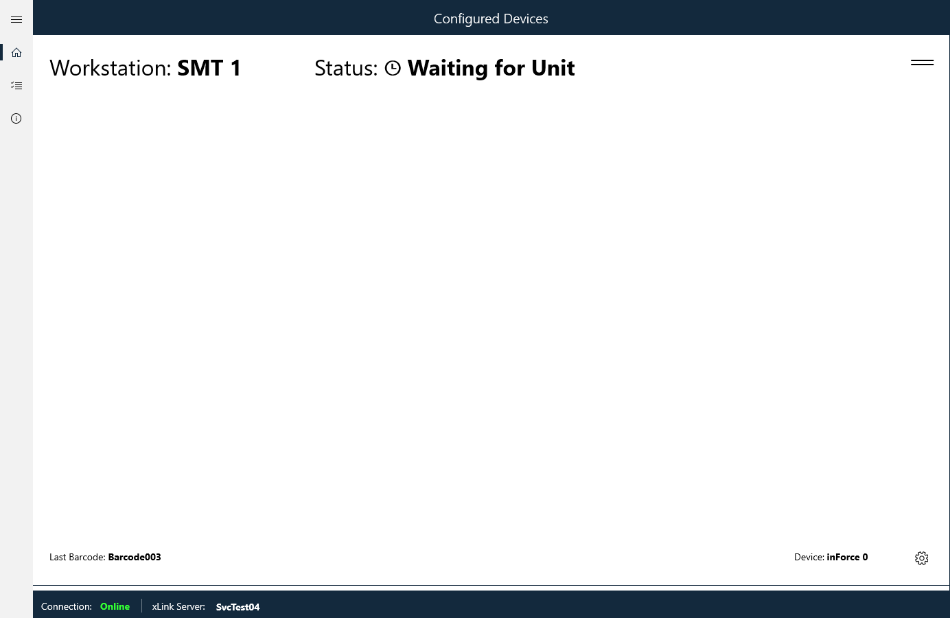 Waiting for Unit status message