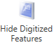 Hide Digitized Features button