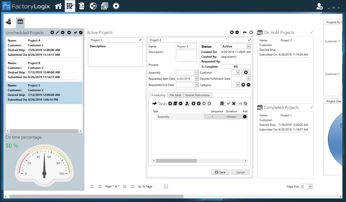 View project details