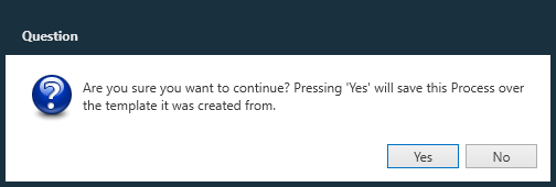 Save Back to Template prompt