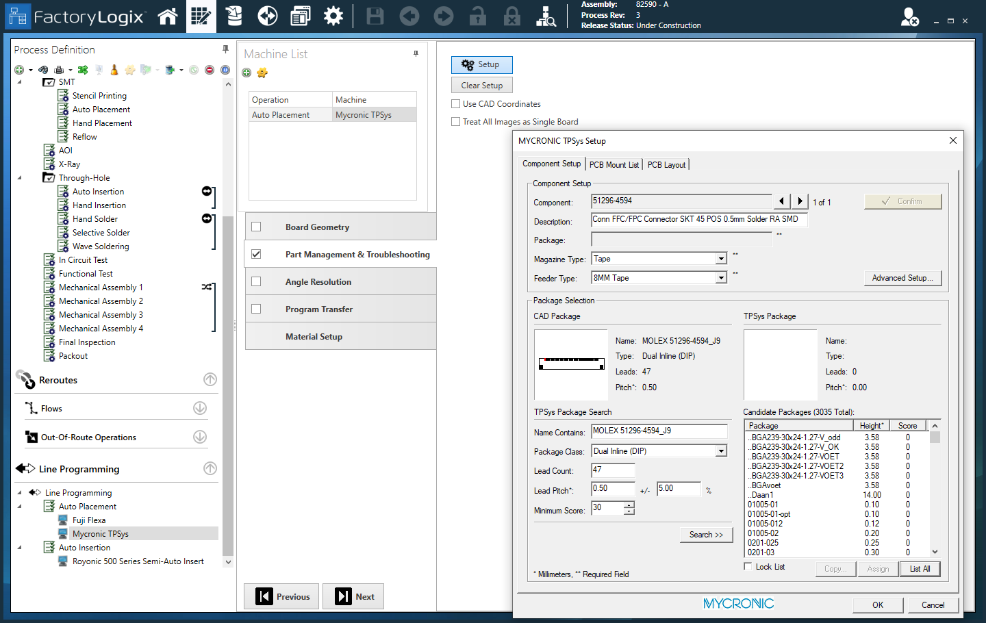 Part Management and Troubleshooting
