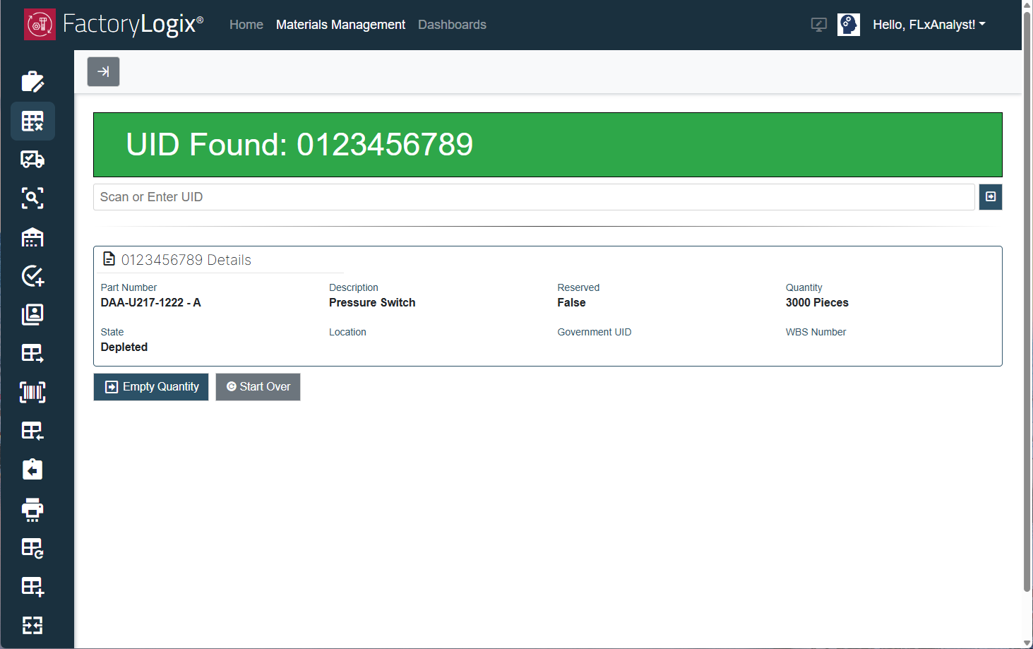 UID found