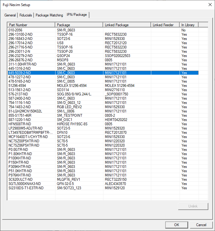 IPN Package tab
