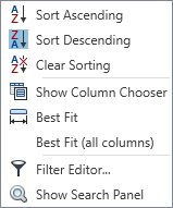 Column Chooser